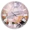 Designart Love in Paris VI French Country Wall Clock